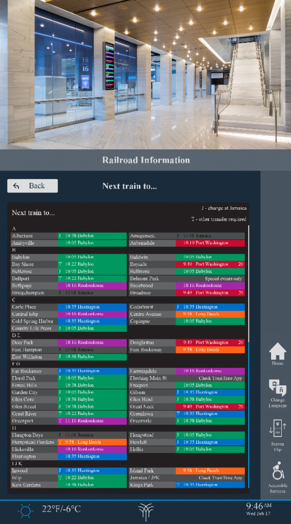 passenger information, wayfinding signs