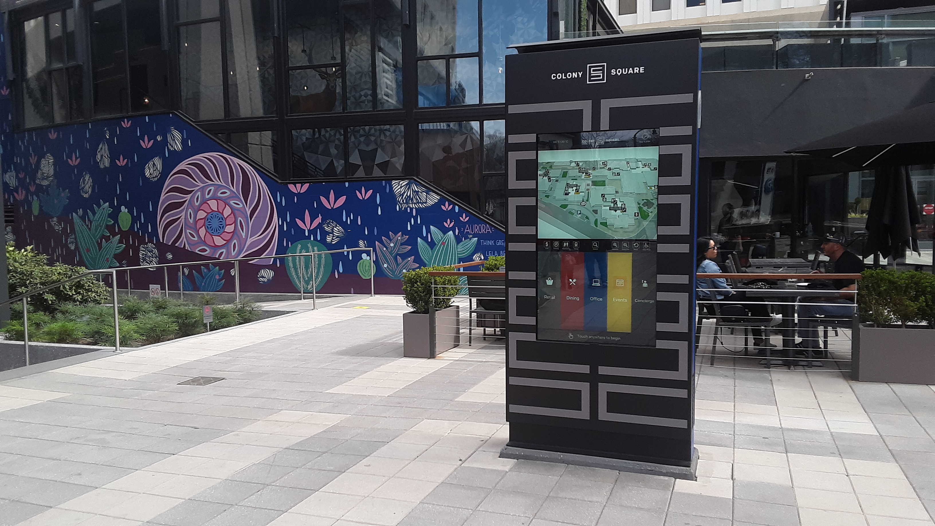 Interactive Wayfinding, wayfinding system, midtown atlanta