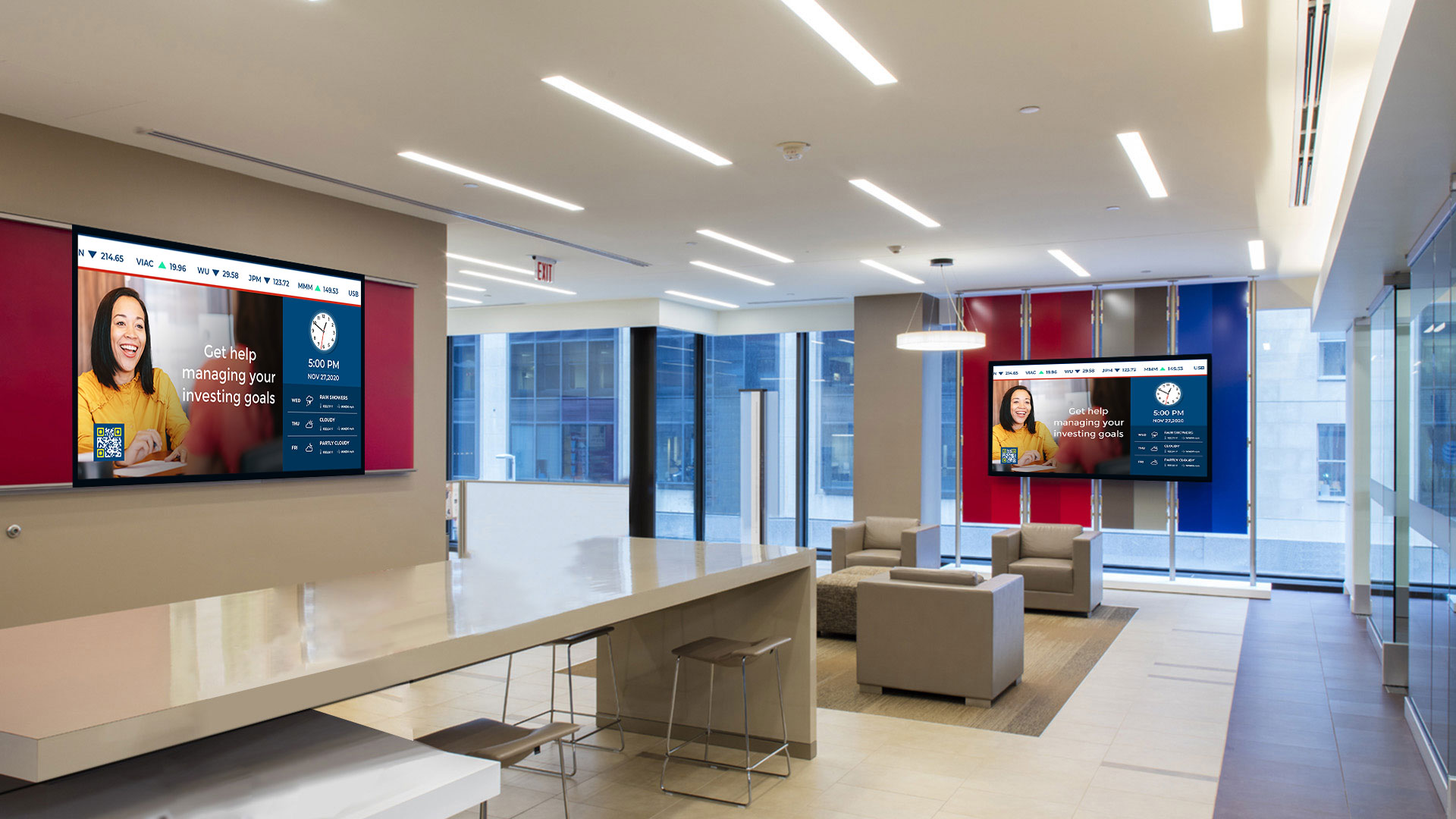 corporate digital signage, workplace software, digital signage