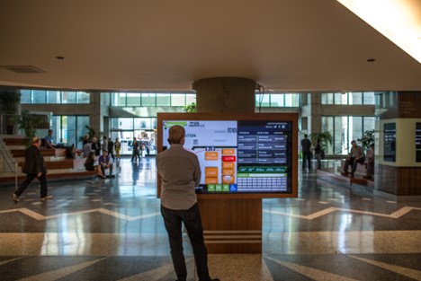 digital building directory, wayfinding kiosk