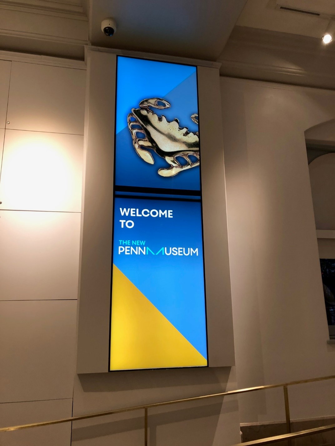 wayfinding for colleges, penn museum, digital signage