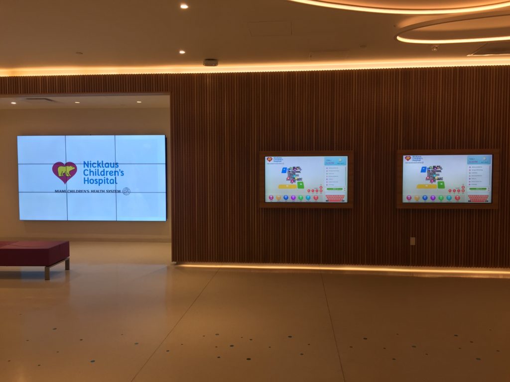 healthcare, hospital, video wall