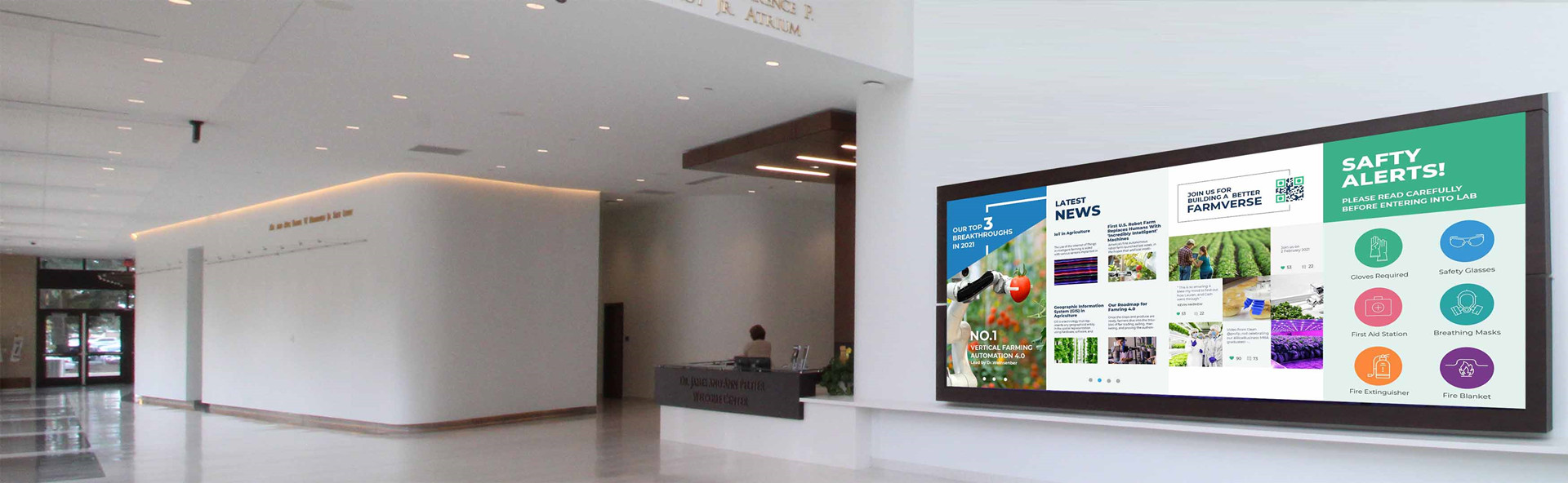 campus digital signage, digital signage for universities