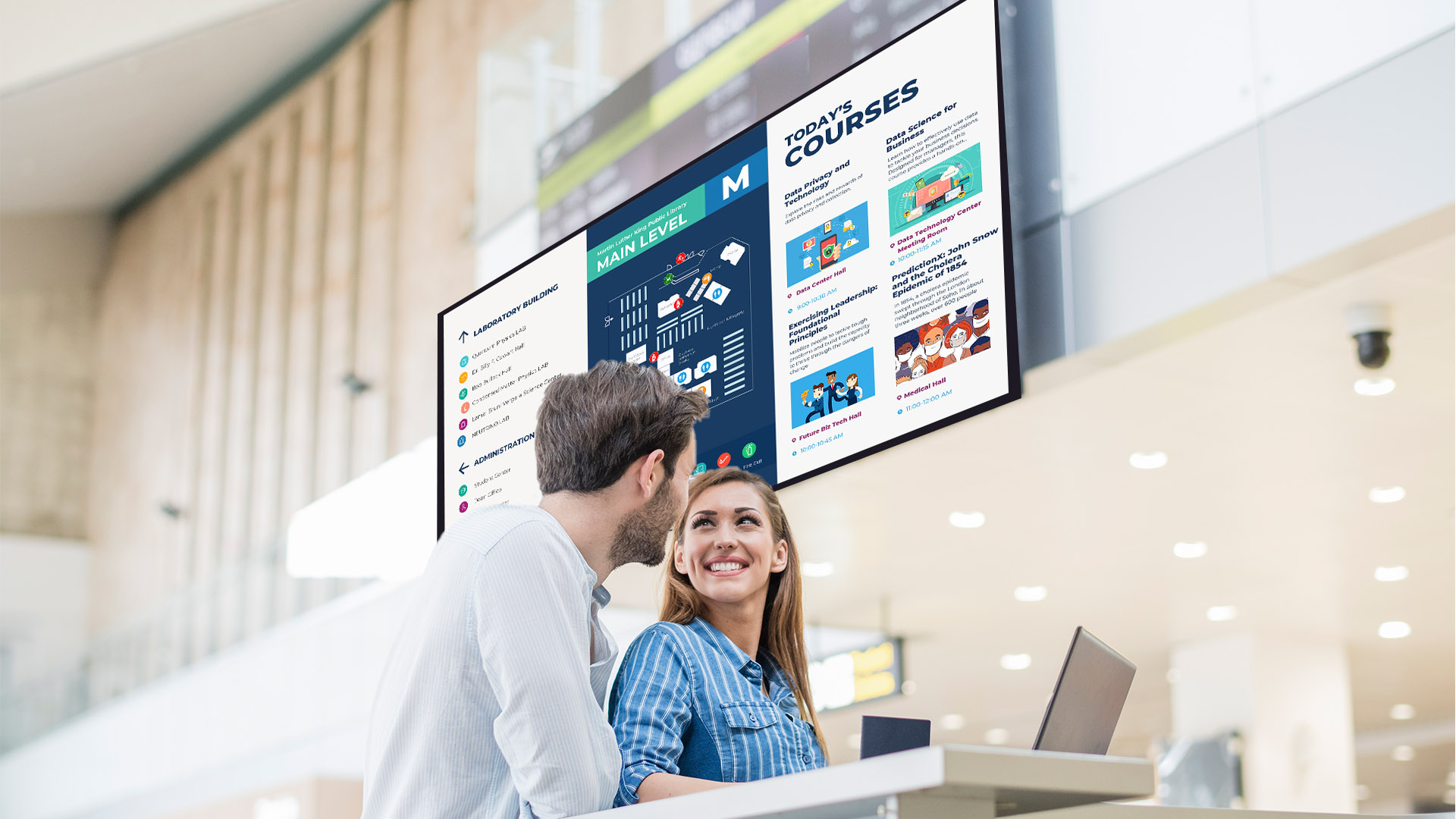 digital signage software for education